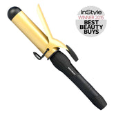 SILVER BULLET FASTLANE GOLD CERAMIC CURLING IRON 38MM