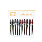 EZ ESSENTIALS METAL DUCK BILL CLIPS - 10PK