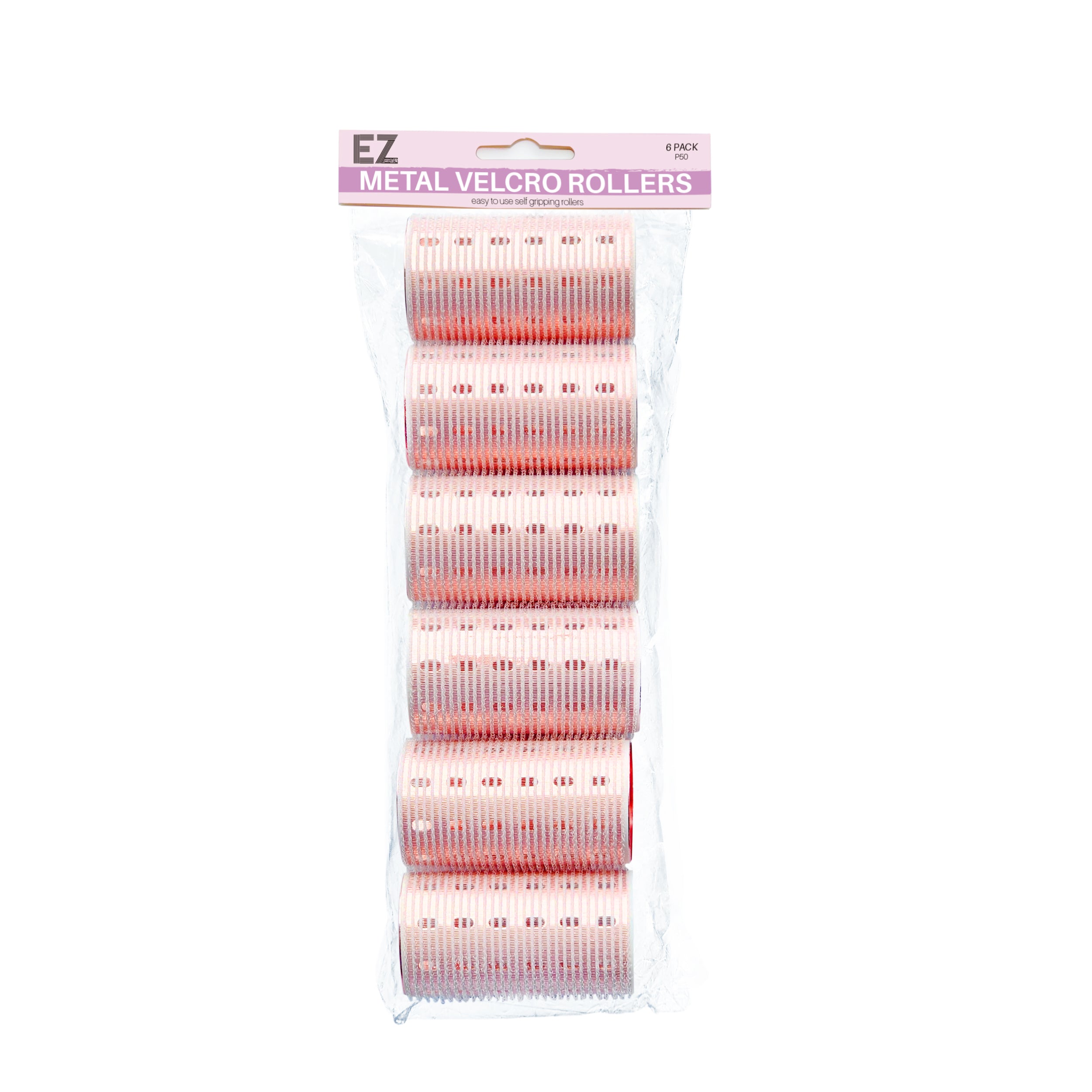EZ ESSENTIALS METAL VELCRO ROLLERS 30MM - 6 PACK Hover Image