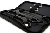 GLOBAL SCISSORS RAVEN MATTE BLACK BUNDLE - 6 OR 7 INCH SCISSOR AND 6 INCH THINNER