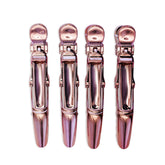 B2B ROSE GOLD CROCODILE CLIPS - 4 PACK