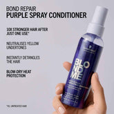SCHWARZKOPF BLONDME BOND PURPLE SPRAY CONDITIONER 150ML