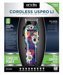 ANDIS CORDLESS USPRO Li PROFESSIONAL CLIPPER SUGAR SKULL Hover Image