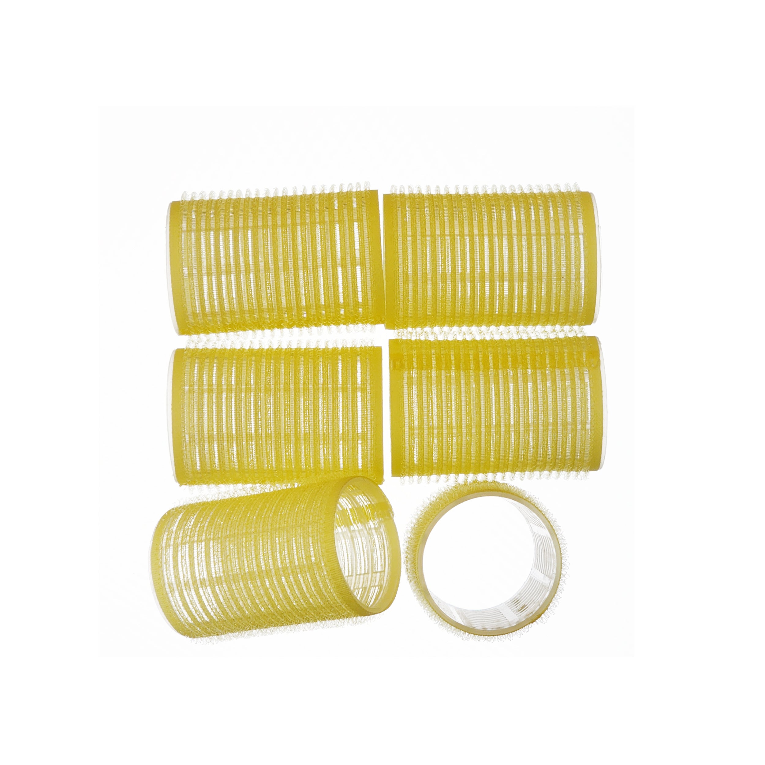 EZ ESSENTIALS VELCRO ROLLERS 40MM YELLOW - 6 PACK Hover Image