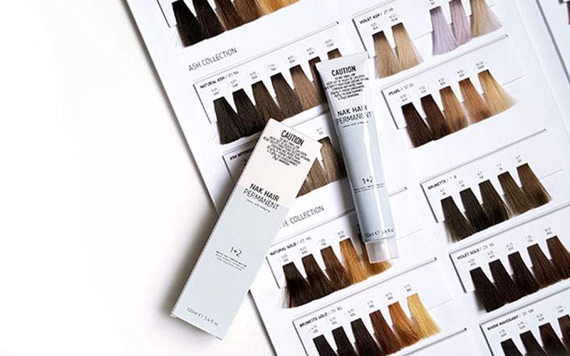 NAK HAIR PROFESSIONAL COLOUR CHART