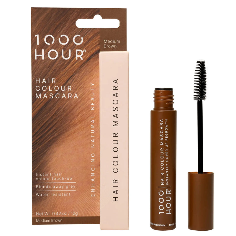 1000 HOUR HAIR COLOR MASCARA - MEDIUM BROWN 12G
