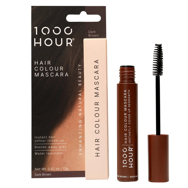 1000 HOUR HAIR COLOR MASCARA - DARK BROWN 12GM