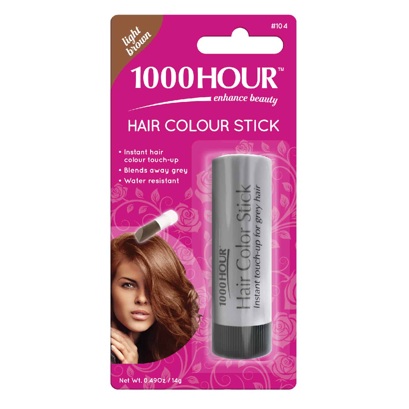 1000 HOUR HAIR COLOUR STICK - LIGHT BROWN