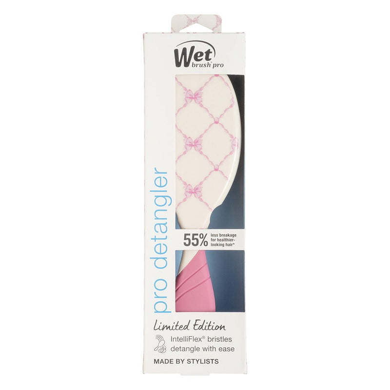 WET BRUSH PRO DETANGLER BOWS ON BOWS PINK