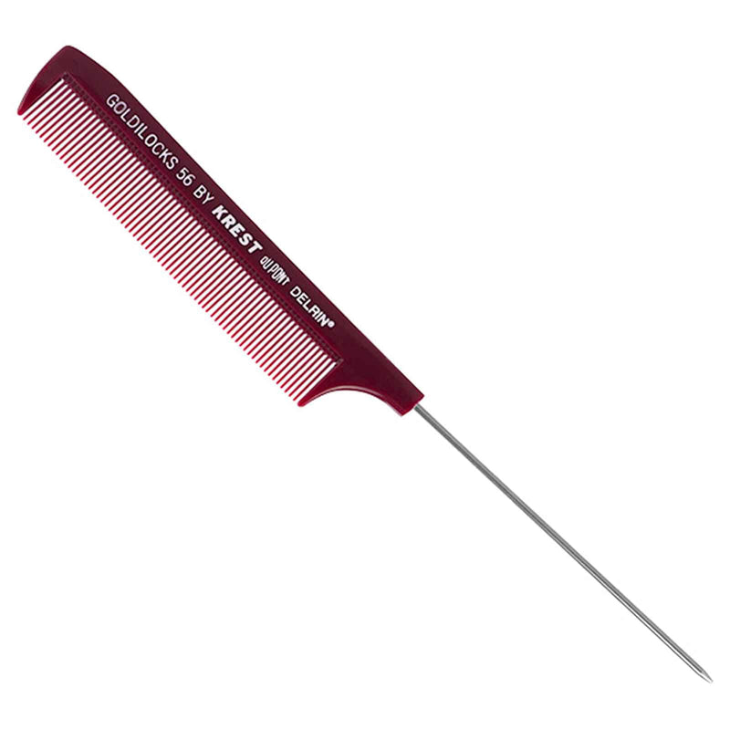 KREST GOLDILOCKS #56 STAINLESS STEEL PINTAIL COMB