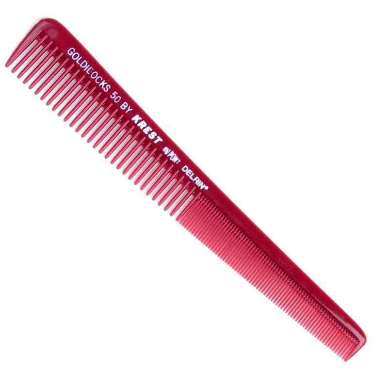 KREST GOLDILOCKS #50 BURGANDY TAPERED CUTTING COMB