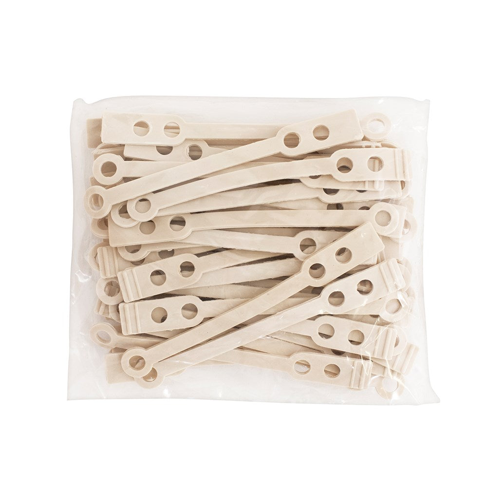 HAIRFX PERM RUBBERS 50 PIECE - FLAT/LONG Hover Image