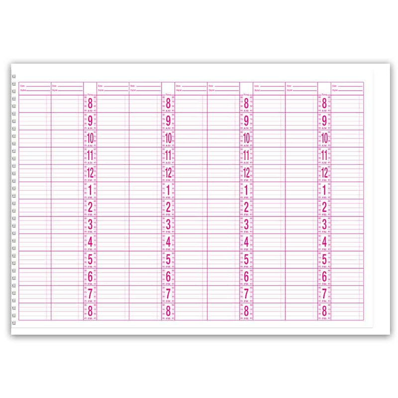 BLACK2BLONDE 9 COLUMN APPOINTMENT BOOK