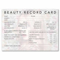 BEAUTY RECORD CARDS 100PK