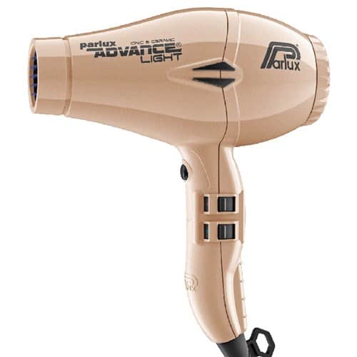 PARLUX ADVANCE LIGHT GOLD IONIC &amp; CERAMIC HAIRDRYER