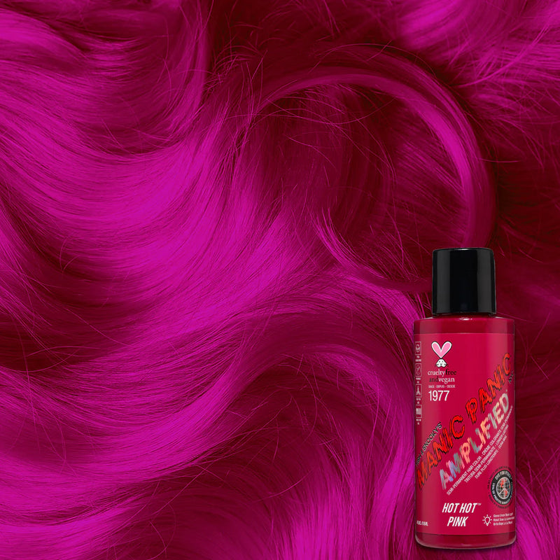 MANIC PANIC HOT HOT PINK AMPLIFIED HAIR DYE 118ML