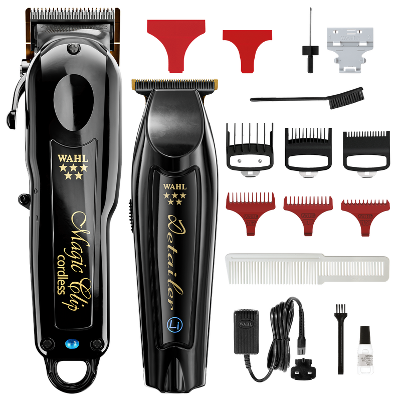 WAHL 5 STAR BLACK MAGIC AND BLACK DETAILER LI COMBO