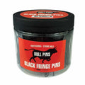 BULL PINS BLACK FRINGE PINS 2" 250G