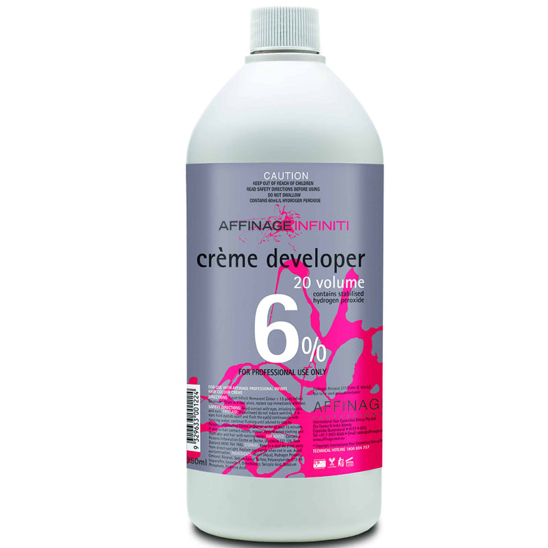 AFFINAGE INFINITI CREME DEVELOPER 6% 950ML