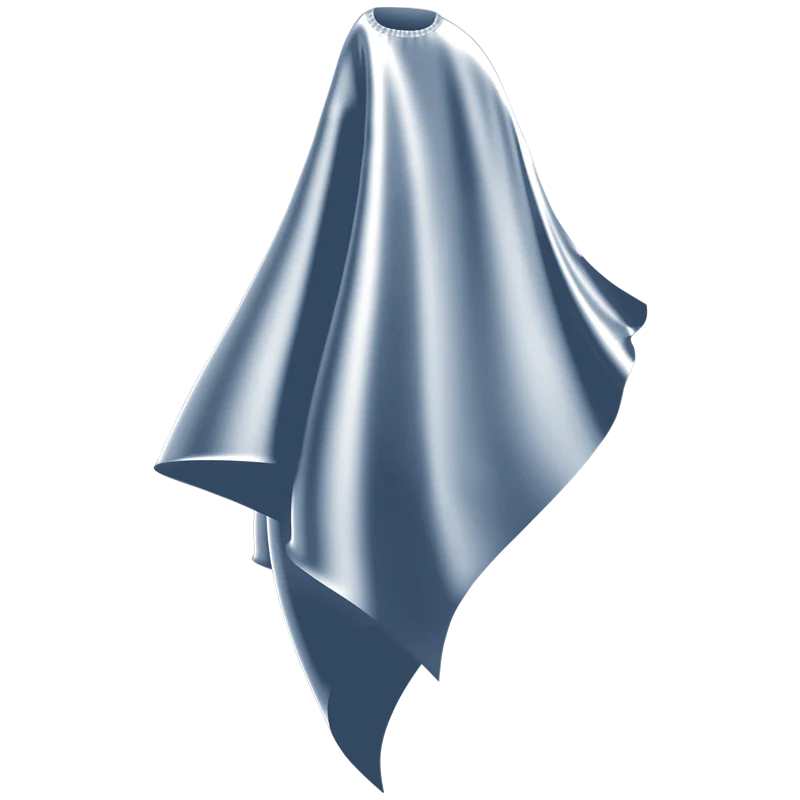 WAHL POLYESTER HAIRCUTTING CAPE PALE BLUE 3012