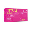 EZ ESSENTIALS NITRILE GLOVES PINK 100 PACK - MEDIUM