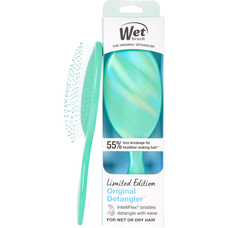 WET BRUSH PRO PRISMATIC GLOW GREEN ORIGINAL DETANGLER