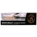 SILVER BULLET FASTLANE TITANIUM ROSE GOLD CERAMIC CURLING IRON 38MM