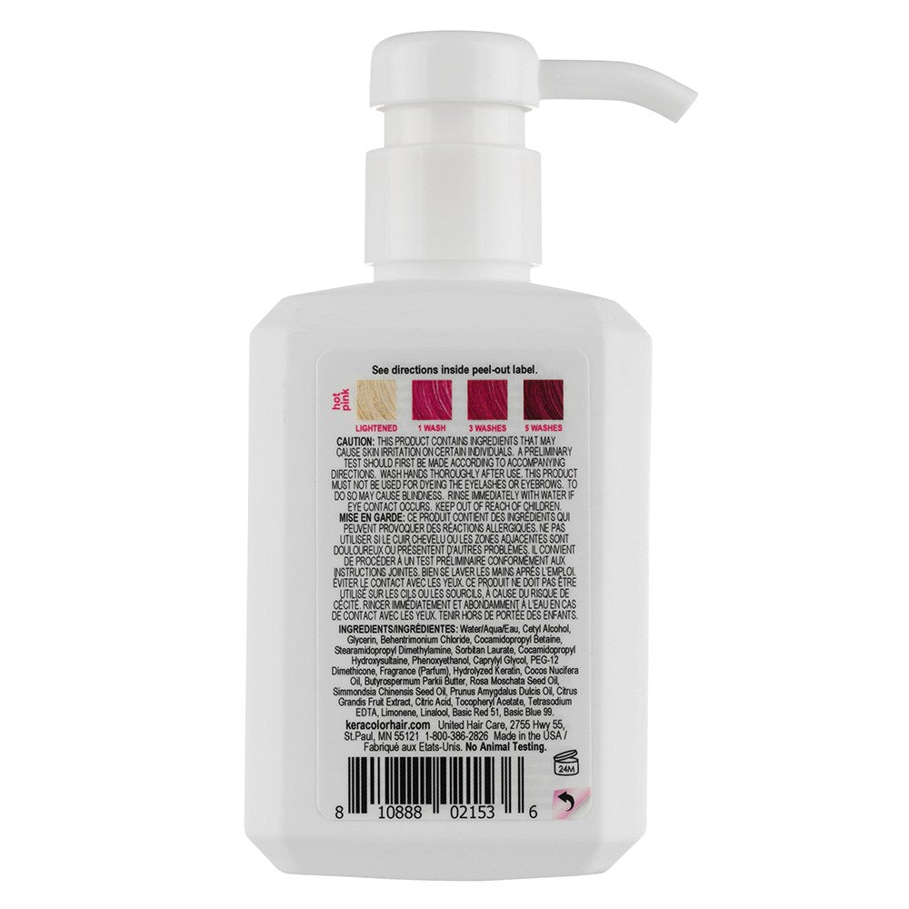 Keracolor Color Clenditioner Coloring Shampoo Hot Pink 355ml Hover Image