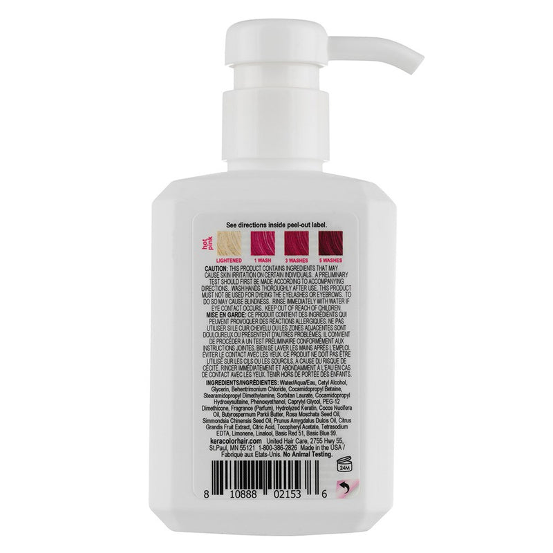 KERACOLOR COLOR CLENDITIONER COLORING SHAMPOO HOT PINK 355ML