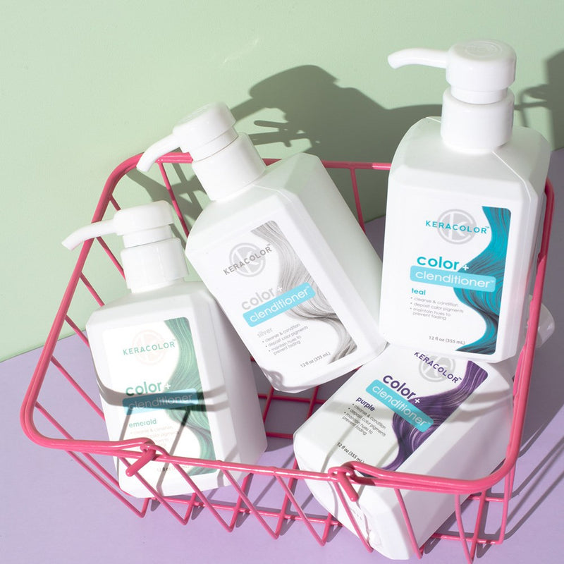 KERACOLOR COLOR CLENDITIONER COLORING SHAMPOO SILVER 355ML