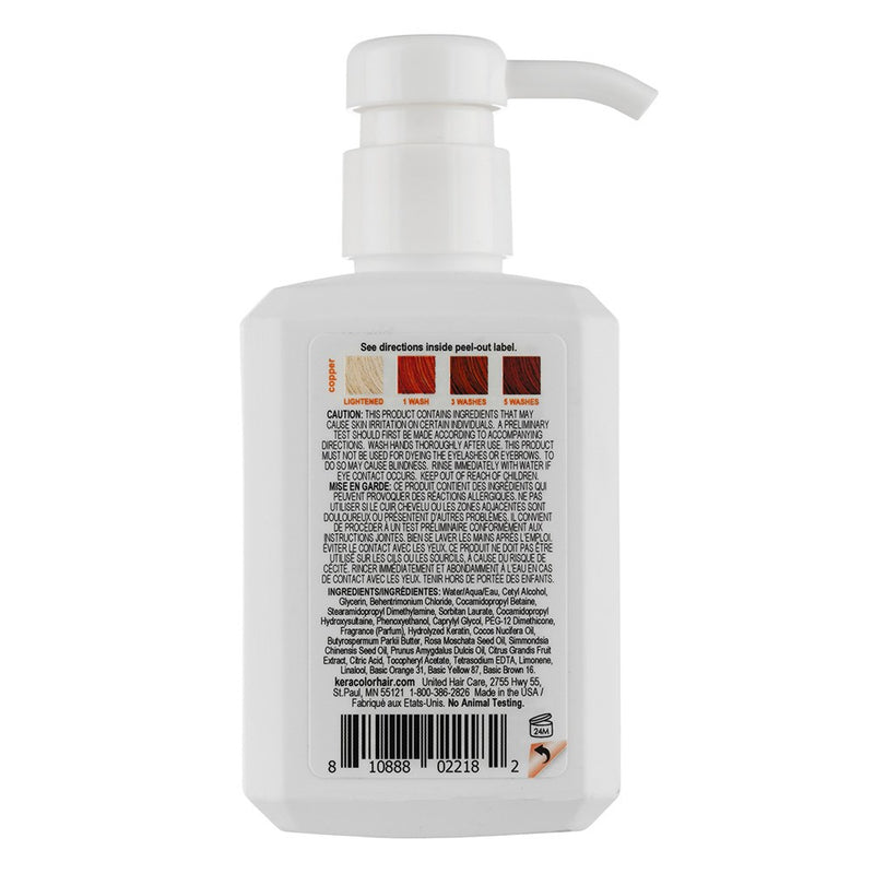 KERACOLOR COLOR CLENDITIONER COLORING SHAMPOO COPPER 355ML