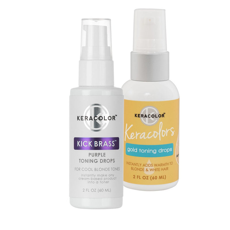 KERACOLOR KICK BRASS PURPLE TONING DROPS 60ML