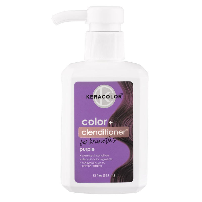 KERACOLOR COLOR CLENDITIONER FOR BRUNETTES PURPLE 355ML