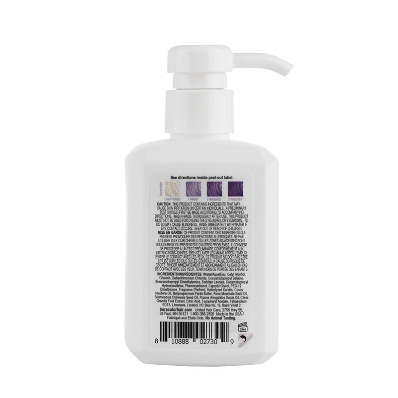 KERACOLOR COLOR CLENDITIONER COLORING SHAMPOO LAVENDER 355ML