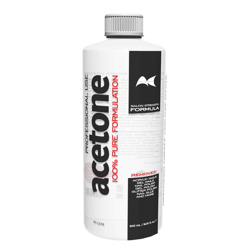 ARTISTS CHOICE 100% PURE ACETONE 500ML