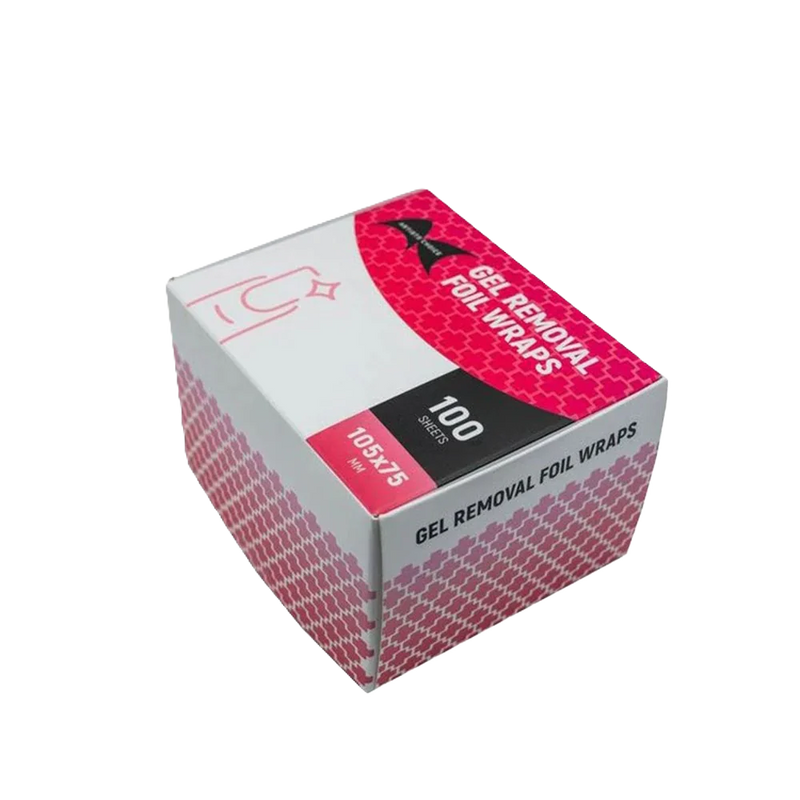 ARTISTS CHOICE GEL REMOVAL FOIL WRAPS-100PC