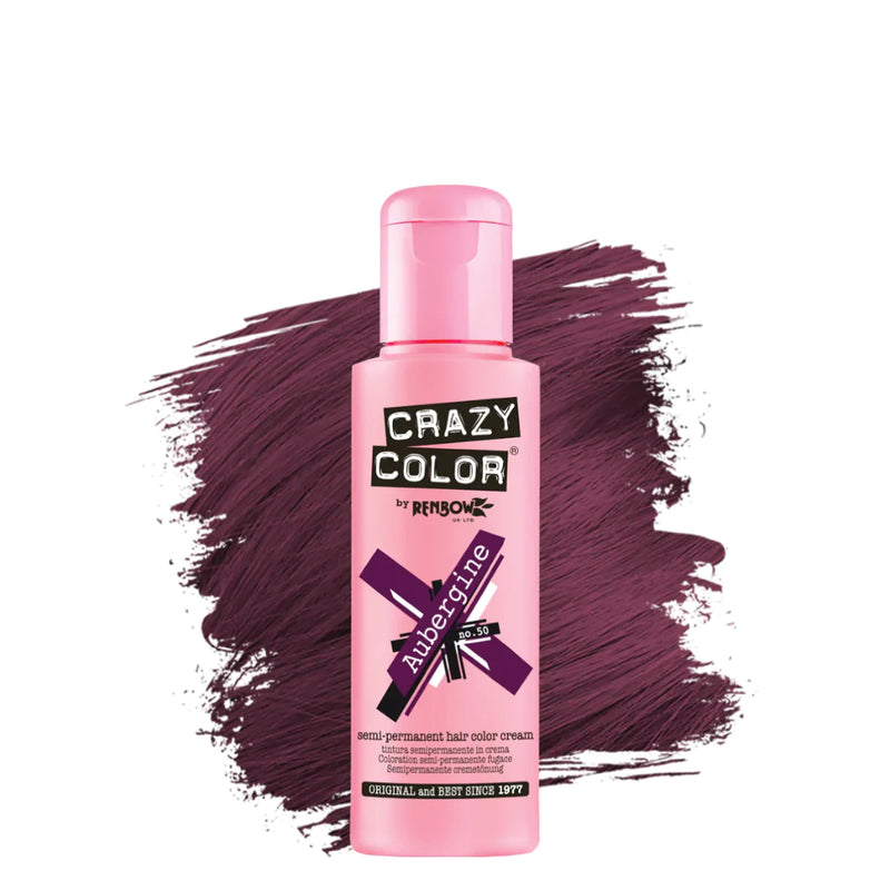 CRAZY COLOR  SEMI-PERMANENT HAIR COLOR CREAM -  BORDEAUX #51