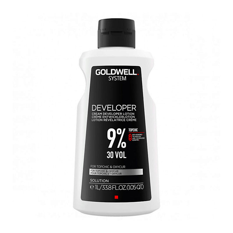 GOLDWELL TOPCHIC DEVELOPER LOTION 9% 30 VOL 990ML