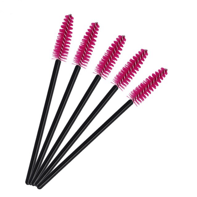 COLOURED MASCARA WANDS - 50 PACK