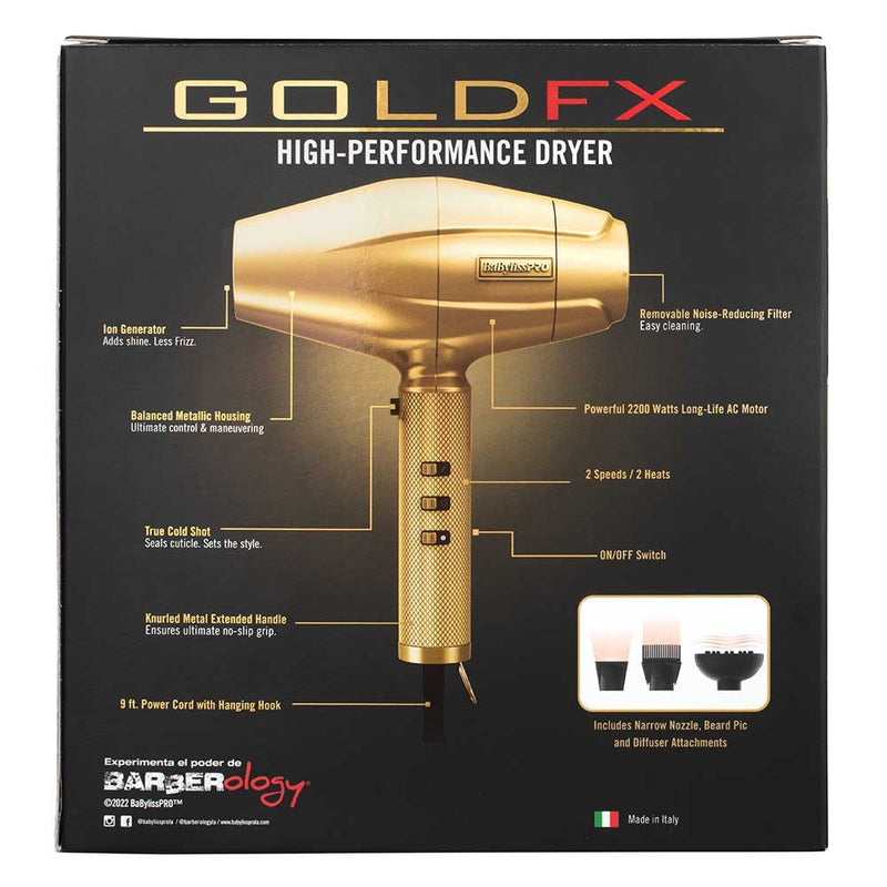 BABYLISS PRO GOLDFX HAIRDRYER