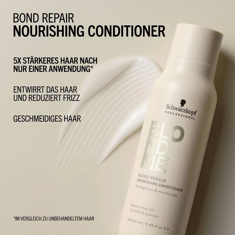 SCHWARZKOPF BLONDME BOND REPAIR NOURISHING CONDITIONER 250ML