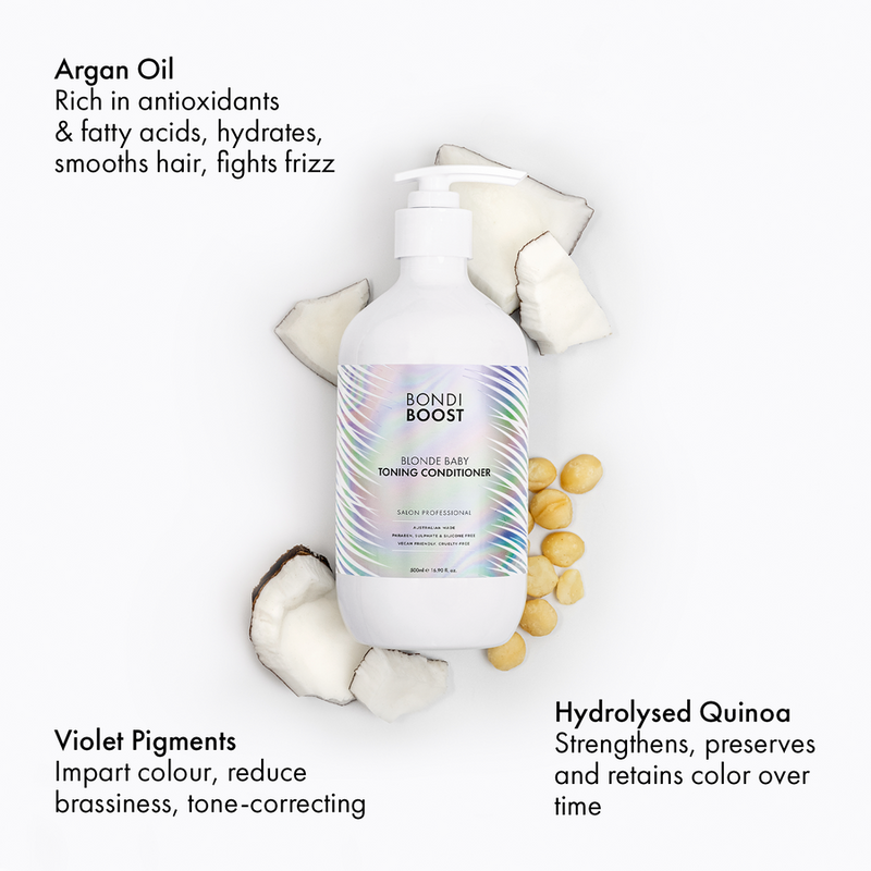 BONDI BOOST BLONDE BABY CONDITIONER 500ML