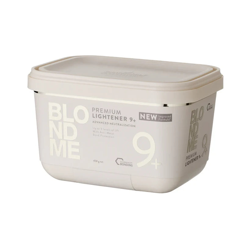 SCHWARZKOPF BLONDME PREMIUM LIFT 9+ BOND ENFORCING LIGHTENER 450GM - NEW IMPROVED FORMULA