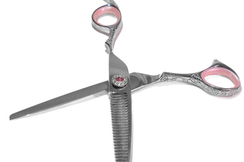 GLOBAL SCISSORS BLUSH BUNDLE - 6 INCH SCISSOR AND 6 INCH THINNER