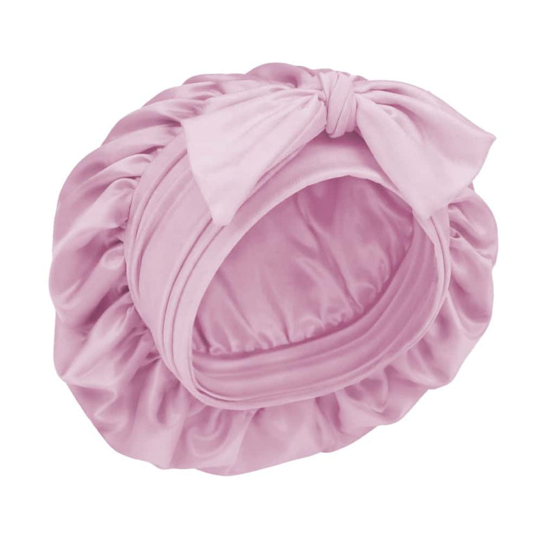 BATHEFEX LUXURY SATIN BONNET PASTEL PINK