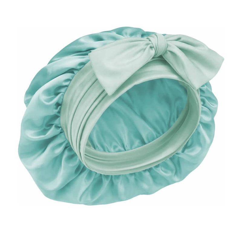 BATHEFEX LUXURY SATIN BONNET TURQUOISE