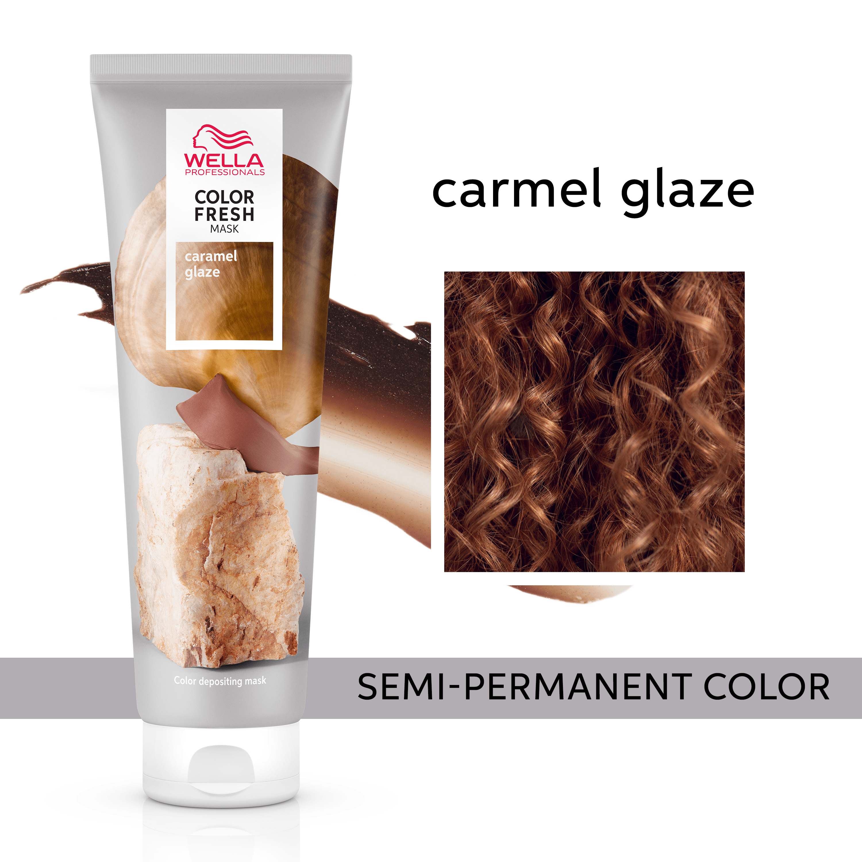 WELLA COLOR FRESH MASK CARAMEL GLAZE 150ML Hover Image