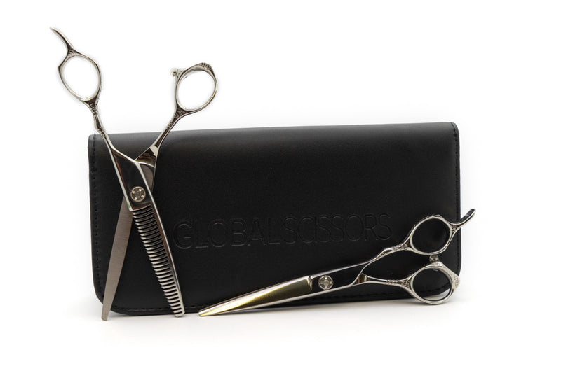 GLOBAL SCISSORS DRAGON BUNDLE - 6 OR 6.5 INCH SCISSOR AND 6 INCH THINNER