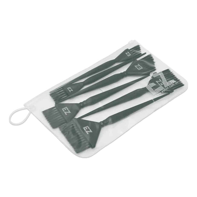 EZ ESSENTIALS FEATHER BRISTLE TINT BRUSH 6PK