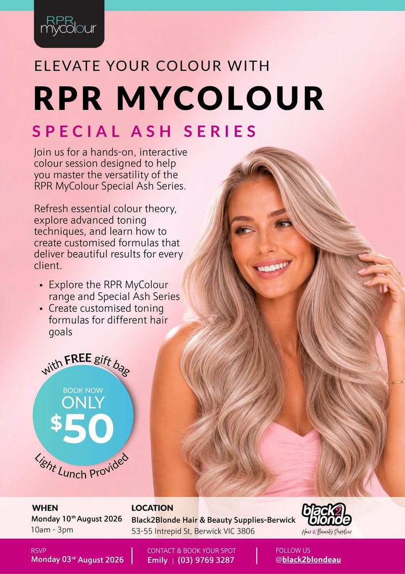 RPR MyColour Special Ash Series & Toning Class - Monday 10th August 2026